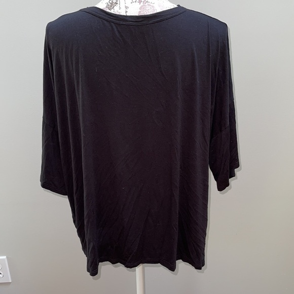 Seductions by Sirens Black Heavy Metal Keyhole Tee M - Picture 4 of 6